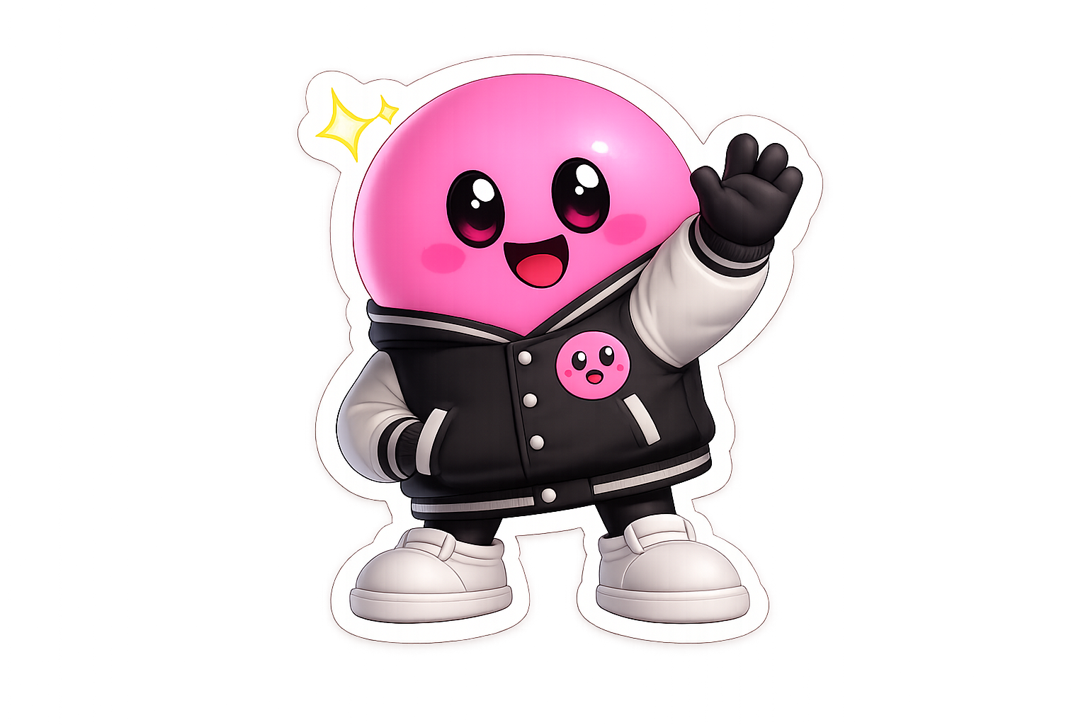 Dot modeling stickers